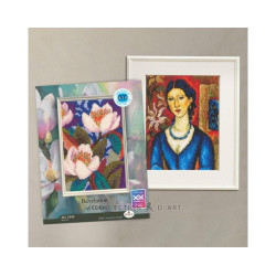 Набор для вышивания крестиком "Откровение цвета" 10x13 см RTOC441