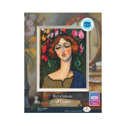 Набор для вышивания крестиком "Откровение цвета" 10x13 см RTOC439