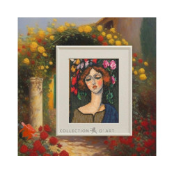 Набор для вышивания крестиком "Откровение цвета" 10x13 см RTOC439