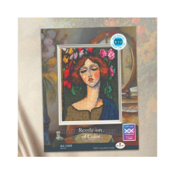 Набор для вышивания крестиком "Откровение цвета" 10x13 см RTOC439