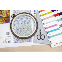 Cross stitch kit "Dragon Studies" 38x29 cm SLETIL9965