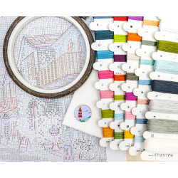 Kreuzstich-Set "Meeresharmonie" 29x23 cm SLETIL9963