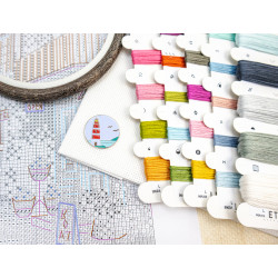 Kreuzstich-Set "Meeresharmonie" 29x23 cm SLETIL9963