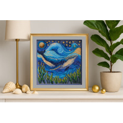 Mittelgroßes Perlenstick-Set "Die Pracht der Tiefen" 20x20 cm AAMB-131