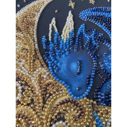 Mittelgroßes Perlenstick-Set "Little One of Moonlit Legends" 20x20 cm AAMB-130