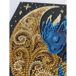 Mittelgroßes Perlenstick-Set "Little One of Moonlit Legends" 20x20 cm AAMB-130