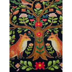 Kryželiu siuvinėjimo rinkinys "Miško pasakų medis" 30x30 cm AAHP-021