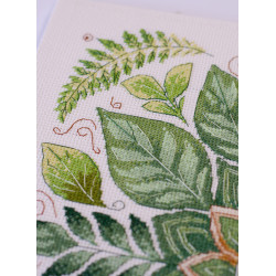Siuvinėjimo kryželiu rinkiniai "Lapų šokis" 30x30 cm AAH-301