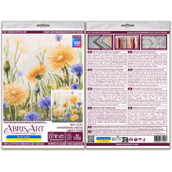 Kryželiu siuvinėjimo rinkinys "Šnabždančios žolės" 26x26 cm AAH-300