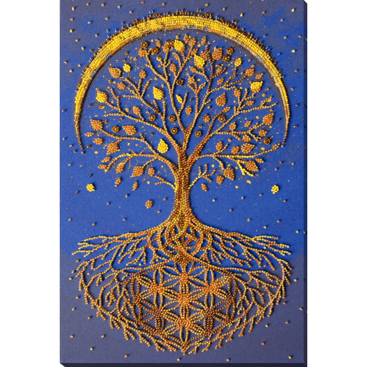 Hauptperlenstickset „Strahlendes Leben“ 23x35 cm AAB-961