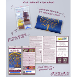 Hauptperlenstickset „Strahlendes Leben“ 23x35 cm AAB-961