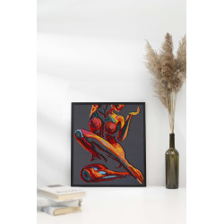 Pagrindinis karoliukų siuvinėjimo rinkinys "Moteriškumo esmė" 25x29 cm AAB-959