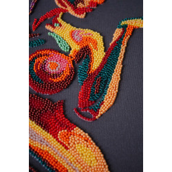 Pagrindinis karoliukų siuvinėjimo rinkinys "Moteriškumo esmė" 25x29 cm AAB-959