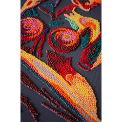 Pagrindinis karoliukų siuvinėjimo rinkinys "Moteriškumo esmė" 25x29 cm AAB-959