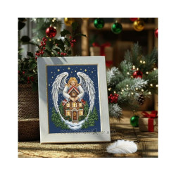 Counted cross stitch kit "Christmas Angel" 17x21 cm CDABC8140
