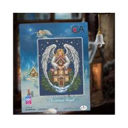 Counted cross stitch kit "Christmas Angel" 17x21 cm CDABC8140
