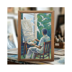 Наборы для вышивания крестом "Холст мечты" 20x30,5 RTOM1101