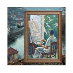 Наборы для вышивания крестом "Холст мечты" 20x30,5 RTOM1101