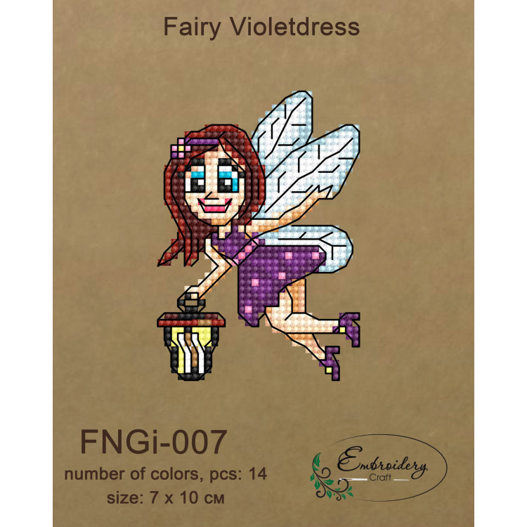 Fairy Violetdress (beads) FBNGI-007