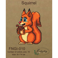 Eichhörnchen (Perlen) FBNGI-010