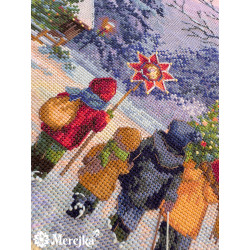 Набор для вышивания крестиком "Carol of the Bells" 30x41 см SK289