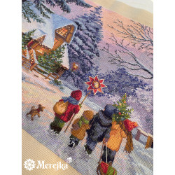 Набор для вышивания крестиком "Carol of the Bells" 30x41 см SK289