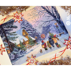 Набор для вышивания крестиком "Carol of the Bells" 30x41 см SK289