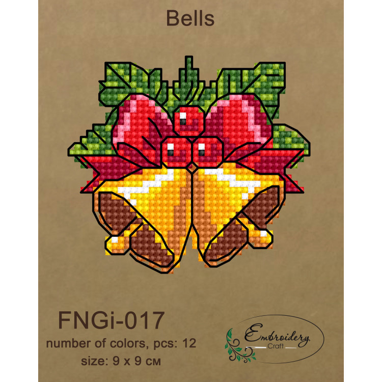 Колокольчики (бусины) FBNGI-017