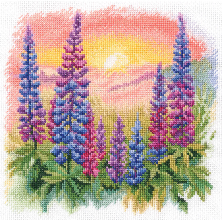 Наборы для вышивания крестиком "Какого цвета солнце?" 17,5x17,5 RTOM1065