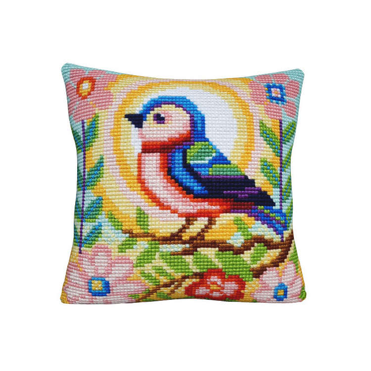 Kissen-Set Vogel auf Ast 40x40 CDA5504