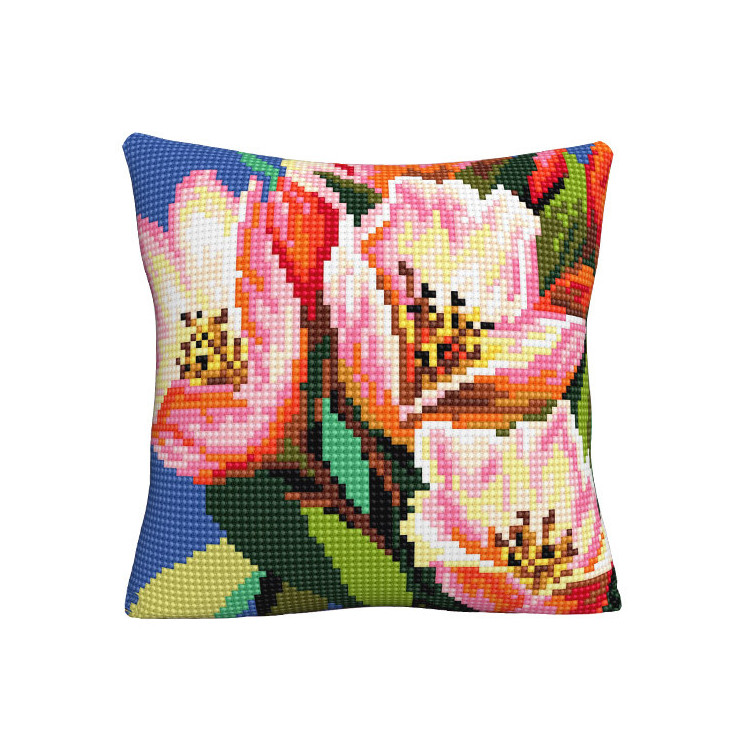Kissenbezug Bunter Blumenmuster 40x40 CDA5514