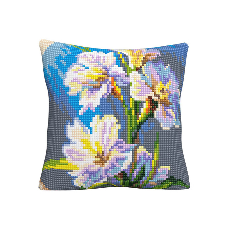 Kissen-Set Buntes Blumenmuster 40x40 CDA5515