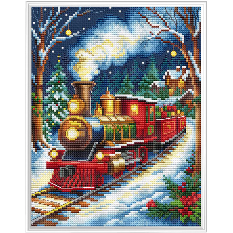 Zählstickpackung "Santa Express" 16x21 CDABC8144