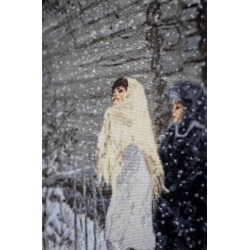 Набор для вышивания крестом "Первый снег" 50x63 см S/MK087