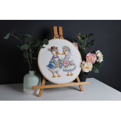 Набор для вышивания крестиком "Сладкая пара" 22x22.5 см S/VK086