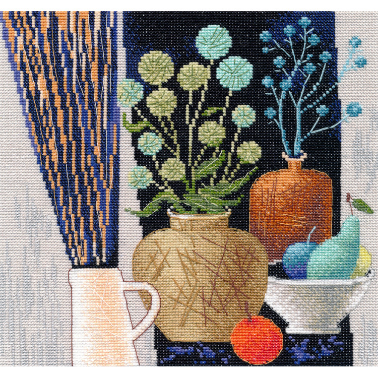 Набор для вышивания крестом "Осенние мотивы" 20×20 см S1703