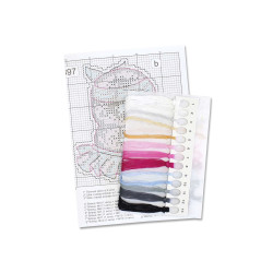 Kreuzstich-Set "Fashionista" 10x9 cm SR-897