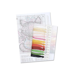 Kreuzstichset "Lustiger kleiner Fuchs" 9x7 cm SR-896