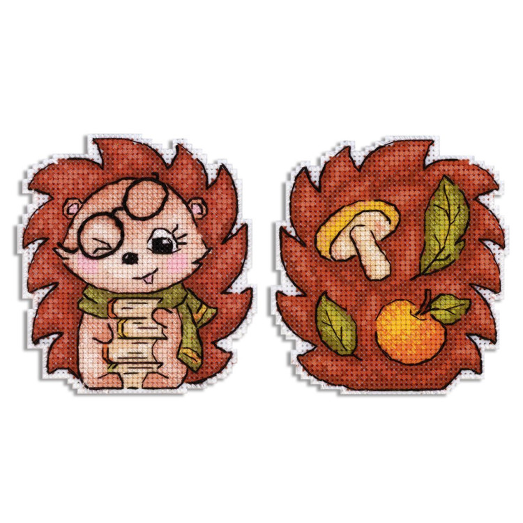 Kreuzstich-Set "Schelmischer Igel" 10x9 cm SR-894