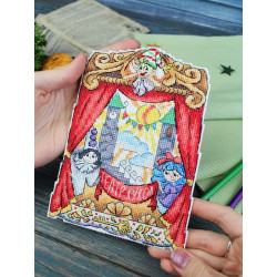 Kreuzstich-Set "Theater" 17x13 cm SR-1190