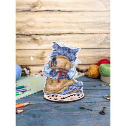 Kreuzstich-Set "Kater Basilio" 14x10 cm SR-1180