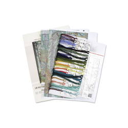 Kreuzstich-Set "Eine ungewöhnliche Hütte" 20x15 cm SNV-927