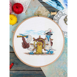 Kreuzstich-Set "Geradeaus" 12x17 cm SNV-899