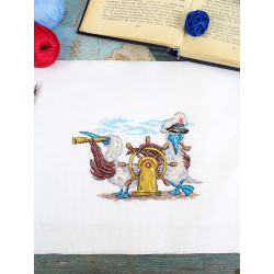 Kreuzstich-Set "Geradeaus" 12x17 cm SNV-899