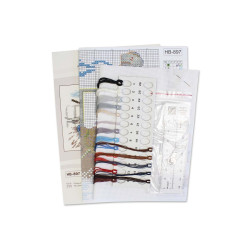 Kreuzstich-Set "Aufräumen" 12x17 cm SNV-897