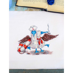 Kreuzstich-Set "Glückliche Seefahrer" 14x17 cm SNV-896