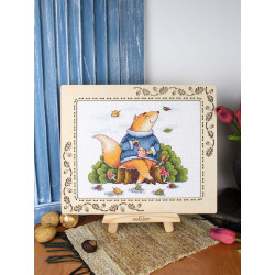 Kreuzstich-Set "Herbstentspannung" 18x19 cm SM-786