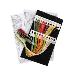 Ristinuke komplekt PANNA "Grybų namelis" 19 x 24,5 cm PVS-7321