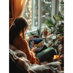 Набор для вышивания PANNA «Тройка Деда Мороза» 66,5 х 44 см PPR-7531