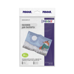 Siuvinėjimo kryželiu rinkinys PANNA "Pasporto viršelis. Žiemos lapė" 20 x 13,5 cm POP-7521
